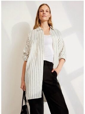 Everlane The Way-Long Linen Shirt